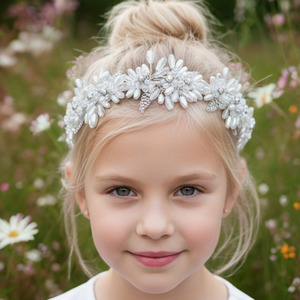 The Lily Rose White Crystal Headband