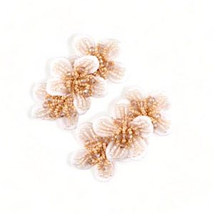Luxury Blush Hair Accessories: The Carys Childrens Flower Clip Set