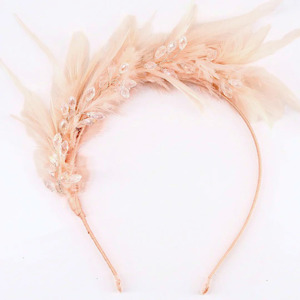 Luxury Feather Hair Accessories: The Swan Lake Kids Designer Headband