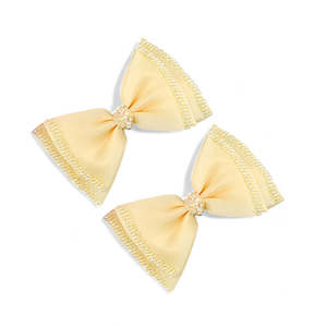 Luxury Girls Hair Clip Sets: The Freesia Girls Bow Clip Set