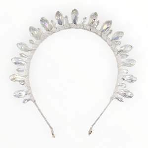 Girls White Communion Accessories: The Reina Kids Crystal Tiara