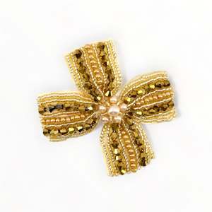 Nought's & Crosses designer girls bow hair clip
