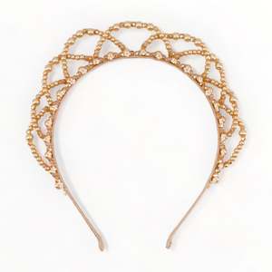 Back In Stock: The Lailah Designer Pearl Tiara Headband