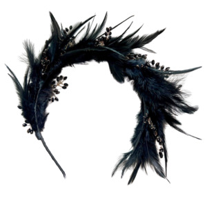 I Put A Spell On You Halloween Accessories: The Flaminca Feather and Crystal Headband