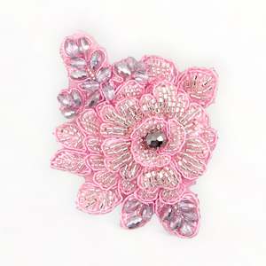 Luxury Silver Hair Accessories: The Zinnia Girls Flower Hair Clip