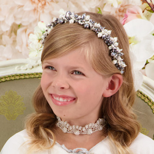 The Sachi Childs Pearl & Crystal Designer Headband