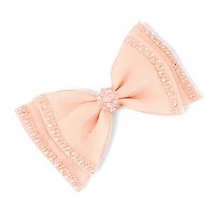 Apricot Collection: The Adelia Girls Crystal Bow Hair Clip