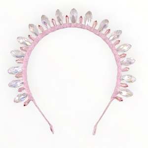 Designer Girls Crowns Tiaras: The Reina Pink Girls Princess Crown