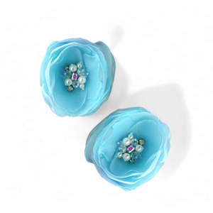 Fashion Hair Clips And Barrettes Online: The Poppy Designer Kids Flower Clip Set