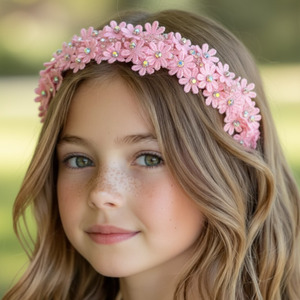 The Wanderstar Daisy Pink Girls Headband