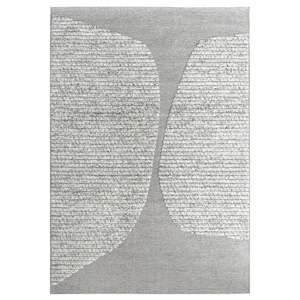 Modern Contemporary: Habitat Curve Natural Rug