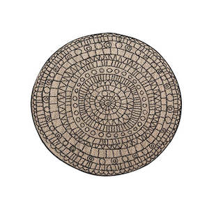 Moroccan: Indy Round 8940 Jute Rug
