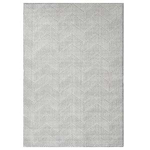 Geometric: Whitehaven Indoor/Outdoor Chevron Grey Rug