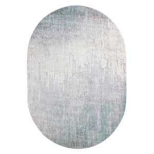 Shapes: Osaka Oval Gradient Soft Green Rug