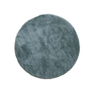 Shapes: Nomadic Round Teal Blue Rug