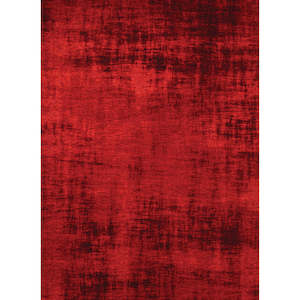 Acrylic Chenille: Carlucci Rubi Red Rug