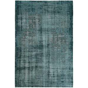 Acrylic Chenille: Russo Grunge Emerald Rug