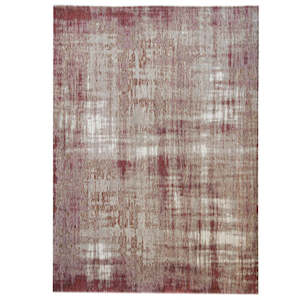 Acrylic Chenille: Russo Grunge Wine Rug