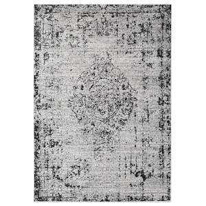 Grey: Otto Vintage Medallion Rug