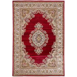 Red: Iranshar 18002 Bordeaux Rug