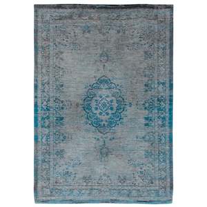 Fading World Collection: Fading World Medallion Grey Turquoise 8255