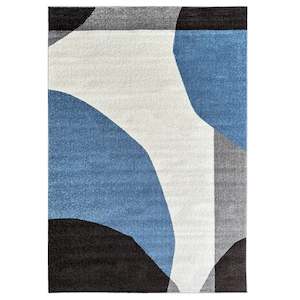 Ascot Circles Alaskan Blue Rug