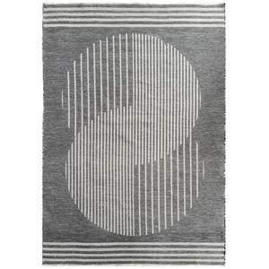 Extra Large: Harlow Reversible Orbit Grey Rug