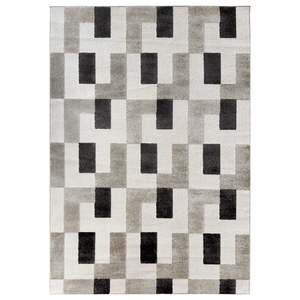 Georgie Metro Grey/Black Rug