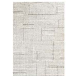 Modern Contemporary: Strata Linear Beige Rug