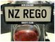Custom Motorcycle Number Plate Surround - SignsAndDecals.co.nz