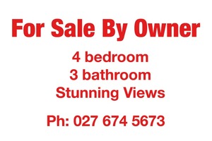 Custom Real Estate Sign 600mm x 900mm - SignsAndDecals.co.nz