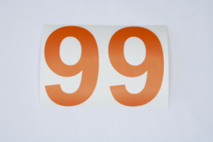 76mm H Vinyl Bin Lettering - SignsAndDecals.co.nz