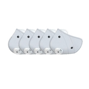 New: RZ Mask CE Certified FFP2 Replacement Filters w/ NO Active Carbon 5-Pack M/L