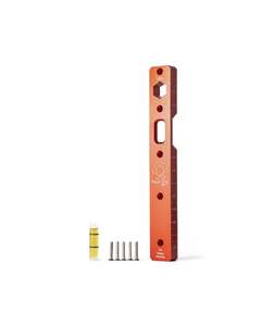 Squi Jig: SquiJig Replacement Vial Level Heel w/ screws - Red