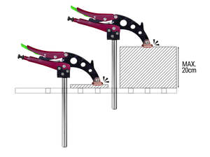 Piher TGA QUICK SELF-ADJUSTABLE TOGGLE CLAMPS