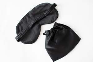 Miscellaneous: Silk Eye Mask Black