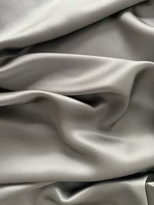 Silk Pillow Cases: Silk Pillow Case - Grey - 22 momme