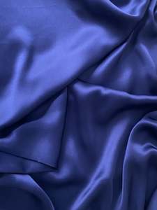 Silk Pillow Cases: Silk Pillow Case - Blue