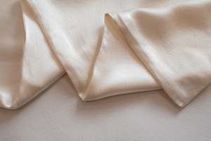 Silk Pillow Cases: Silk Pillow Case - Ivory - 19 momme