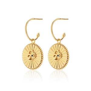 Serpent of Strength / Gold + Black Spinel / Earrings