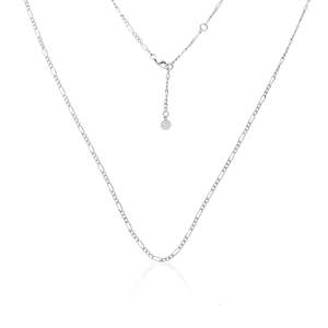 Mens Edit: Men's Edit / Figaro Fine / Silver / Necklace