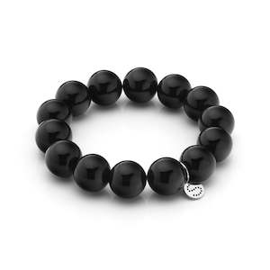 Aurora: Luna / Bracelet / Black Onyx + Silver