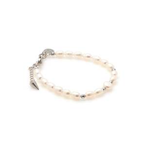 Celine Bracelet Pearl + Silver