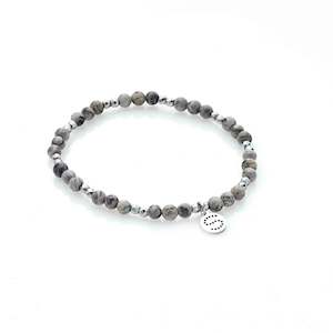 Figaro: Sequence Bracelet Landscape Jasper + Silver