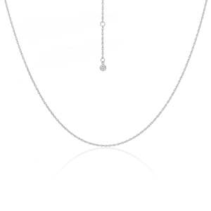 Fine Rope Necklace Silver