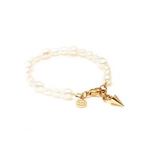 Bridal: Allure Bracelet Pearl + Gold