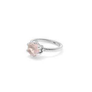Spring Edit: Harmony Ring Rose Quartz + Silver