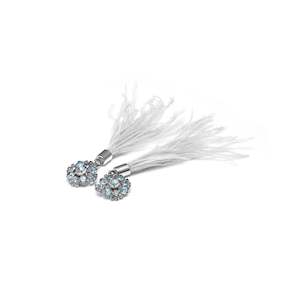 Luxury Gifts: Blue Weiss Crystal Earrings