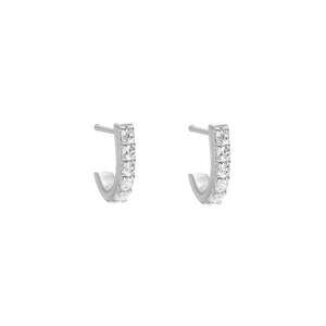 Gifts Under 200: Ciel Earrings CZ + Silver