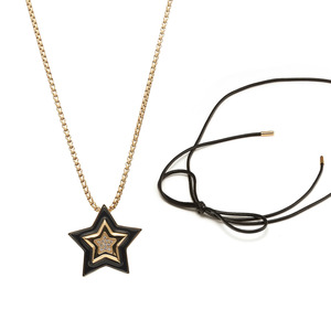 Jewellery Sets: Supernova Necklace + Linea Lariat Set Gold